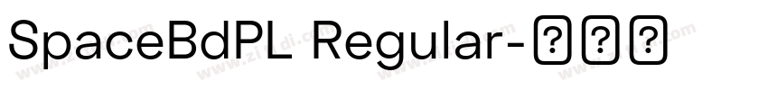SpaceBdPL Regular字体转换
